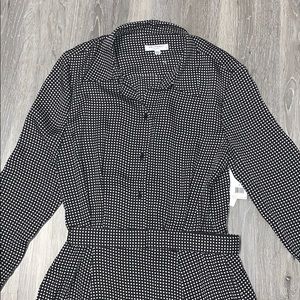 Flary collar dress